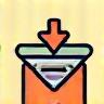 Resources icon - box with arrow